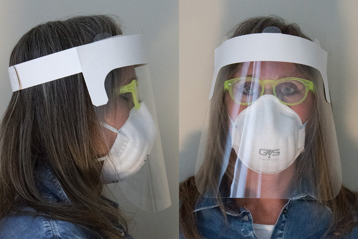 Face Protect light and comfortable protective visors Nordia